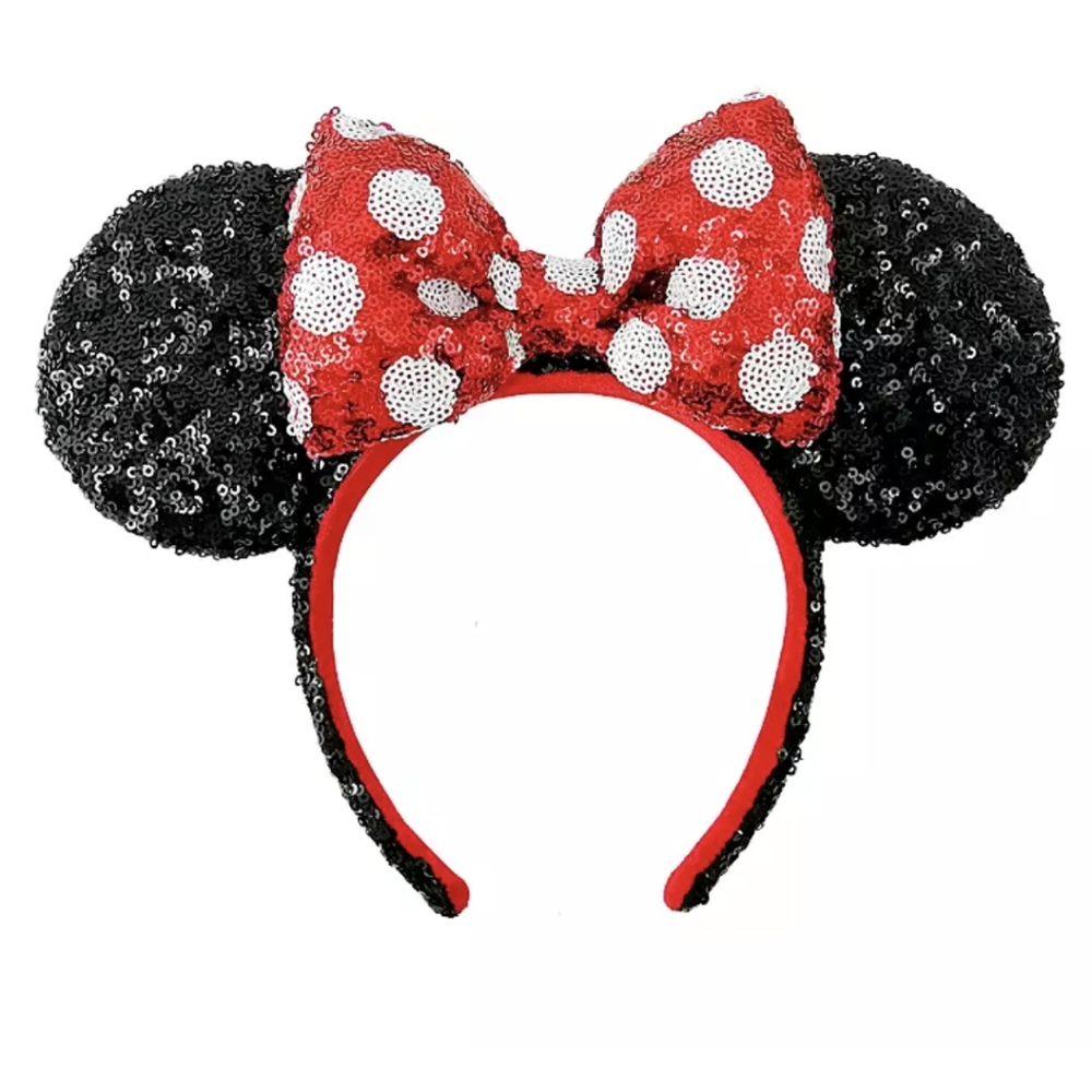 Minnie Mouse sequin ears headband